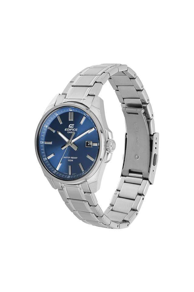 Edifice-46.5x42.6x9-mm-Blue-Dial-Stainless-Steel-Analogue-Wrist-Watch-For-Men---ED619