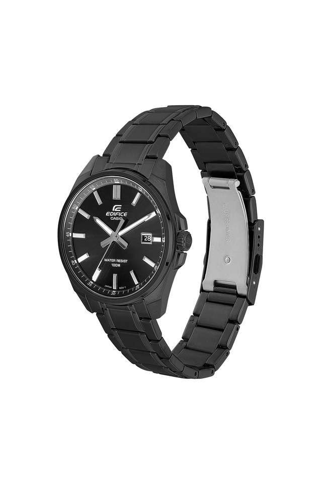 Edifice-46.5x42.6x9-mm-Black-Dial-Stainless-Steel-Analogue-Wrist-Watch-For-Men---ED620