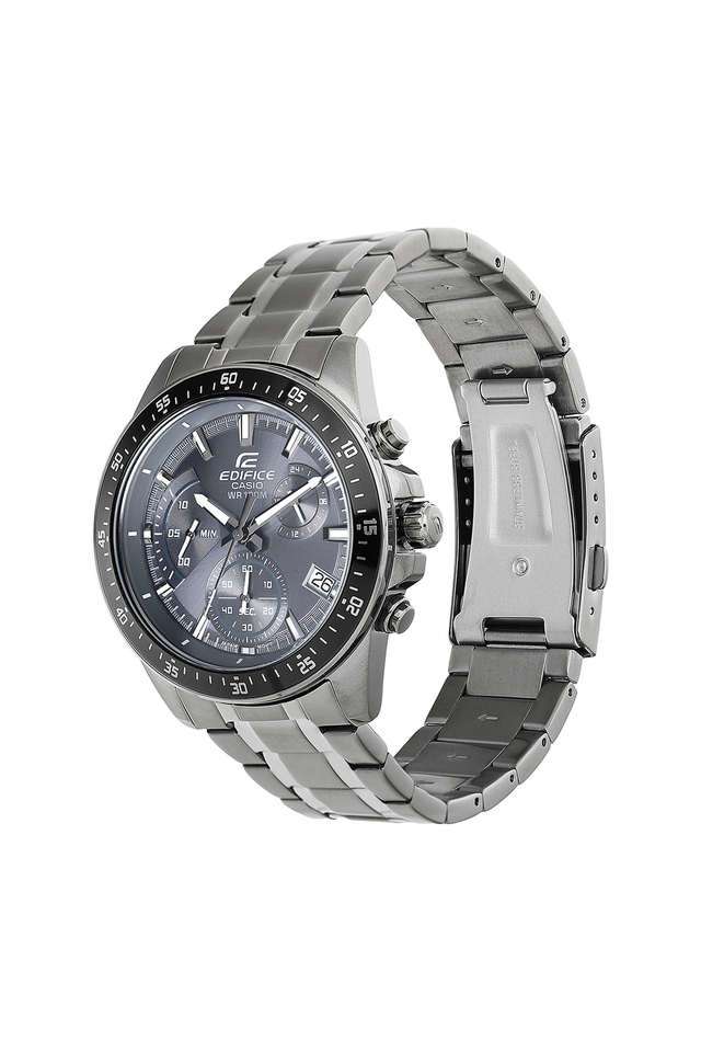 Edifice-48.5x43.8x11.6-mm-Grey-Dial-Stainless-Steel-Analogue-Wrist-Watch-For-Men---ED622