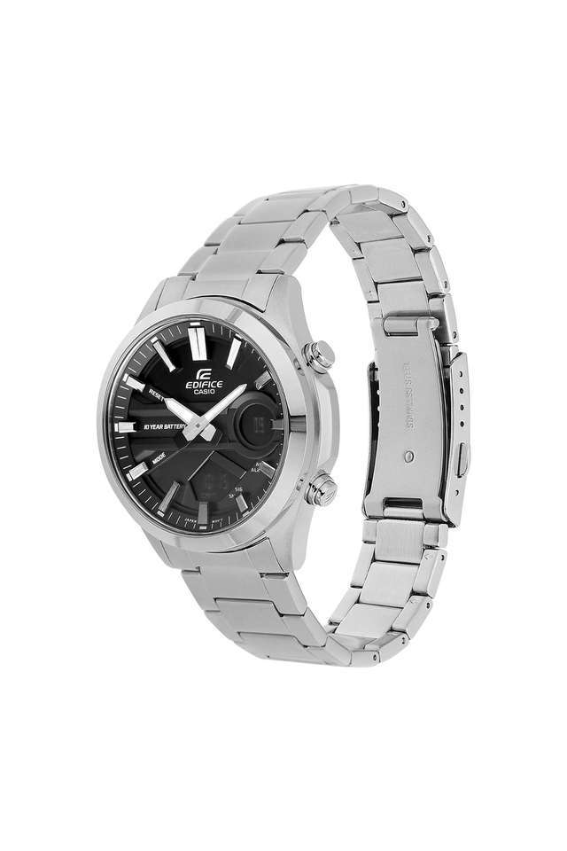 Buy Casio NoColour Edifice 49.5x45.5x13.7 mm Black Dial Stainless