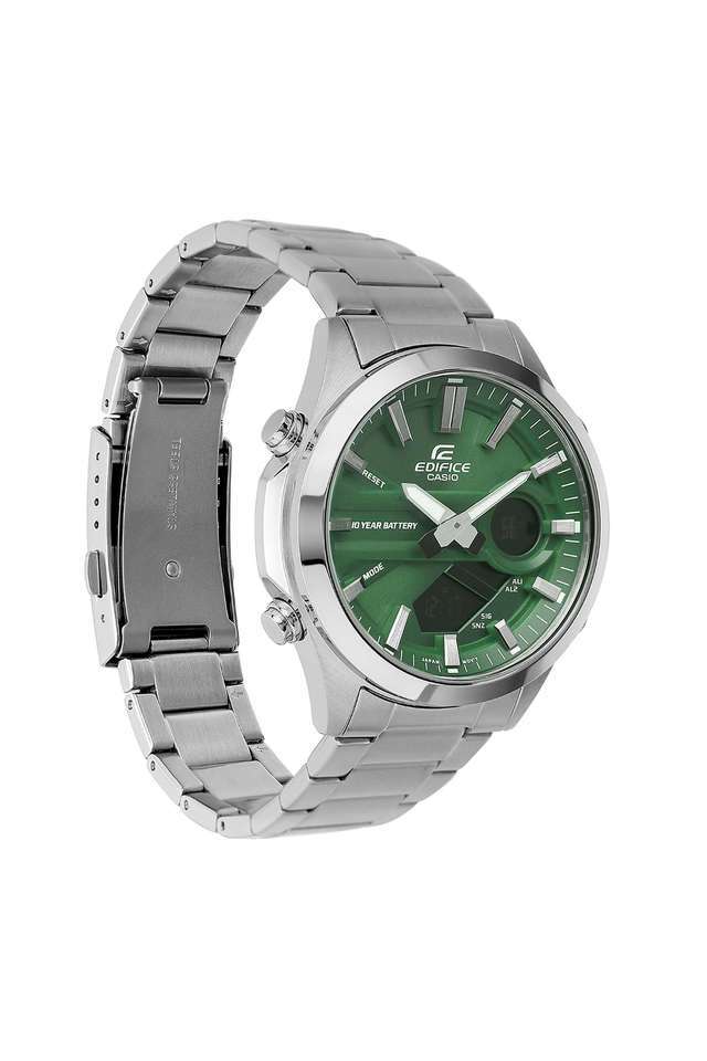 288GTO‼️ Buy Casio NoColour Edifice 49.5x45.5x13.7 mm Green Dial Stainless