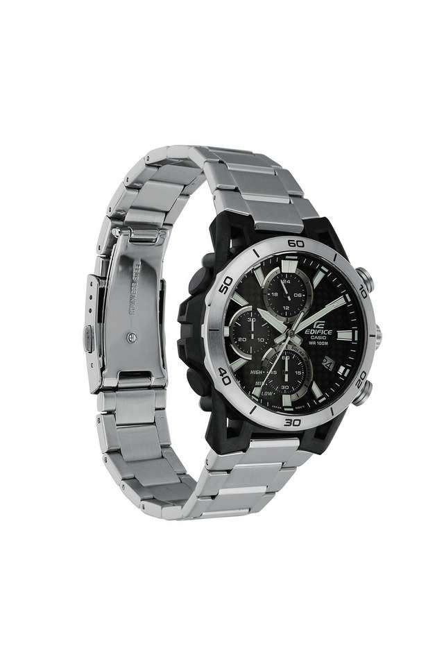 nocco。 Buy Casio NoColour Edifice Quartz 50.1x44.5x13.3 mm Silver Dial
