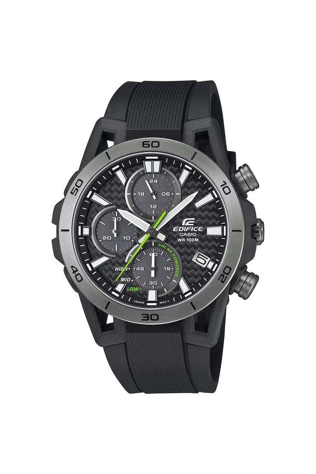 Edifice-Quartz-50.1x44.5x13.3-mm-Black-Dial-Resin-Analogue-Watch-for-Men---ED630