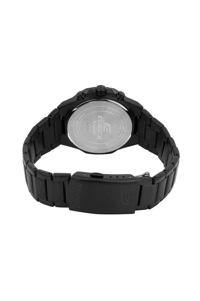 Edifice-47-x-44.3-x-10.8-mm-Black-Dial-Stainless-Steel-Analogue-Wrist-Watch-for-Men---ED638