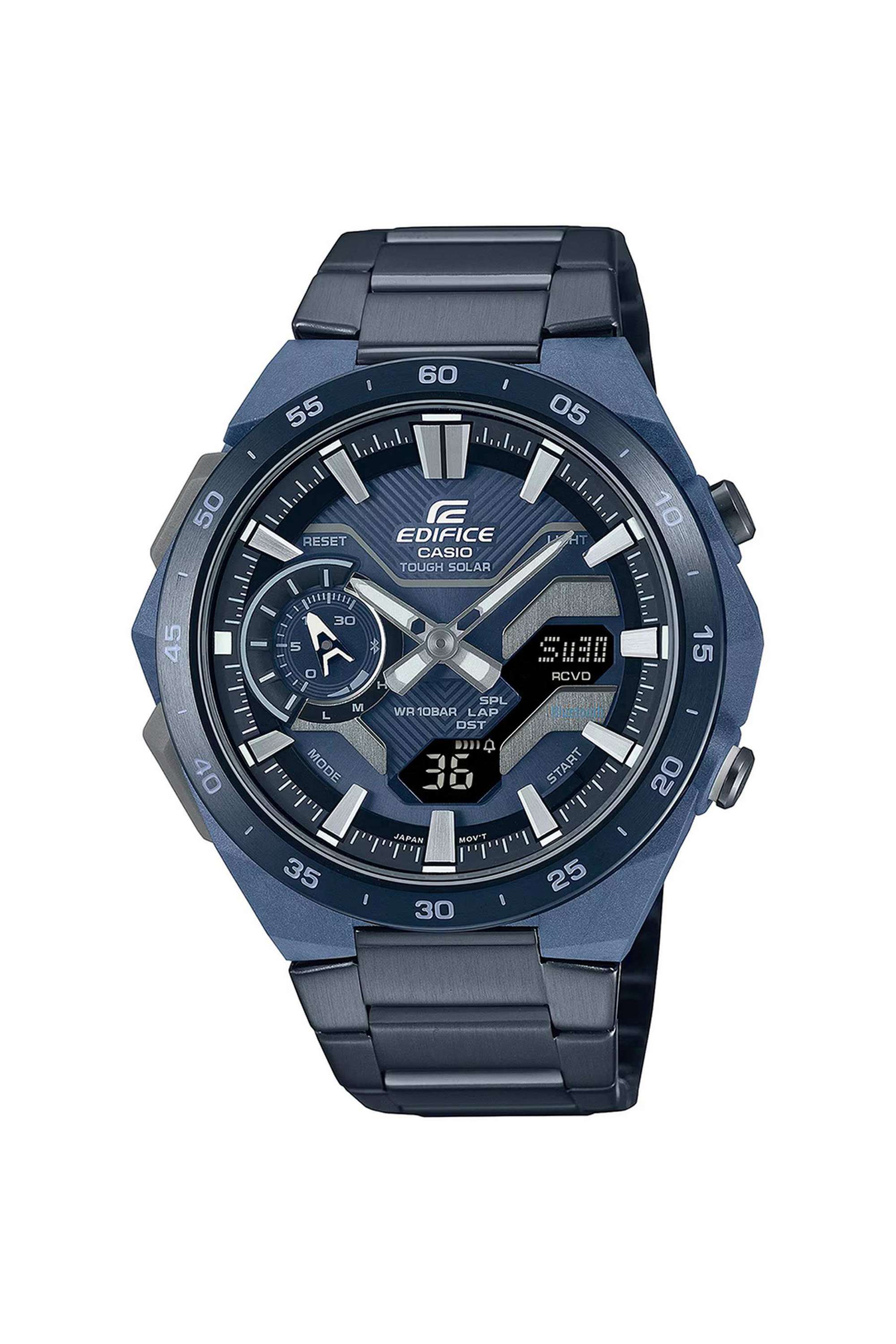 Edifice-47.6-x-48.2-x-11.9mm-Blue-Dial-Stainless-Steel-Analog-Digital-Wrist-Watch-for-Men---ED640