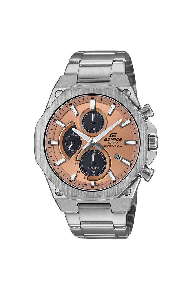 EDIFICE-49-x-44-x-9.7-mm-Orange-Dial-Stainless-Steel-Analogue-Wrist-Watch-for-Men---ED644