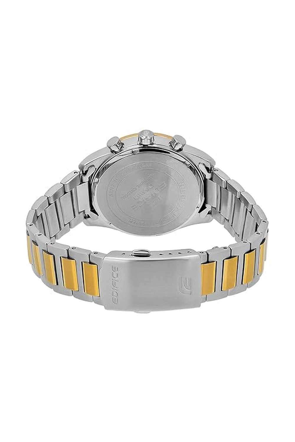 Edifice-Men-s-41-mm-Analogue-Quartz-Watch---Black-Dial-with-Stainless-Steel-Strap-(WCAED667-)