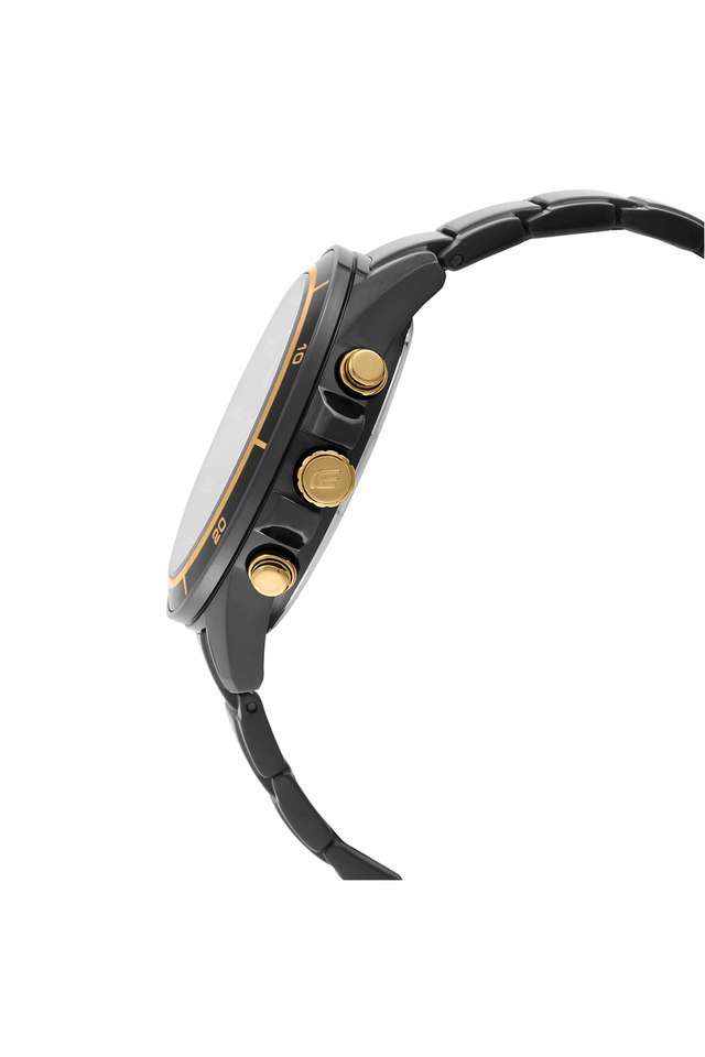 Mens-Edifice-Black-Dial-Metallic-Chronograph-Watch---EX208