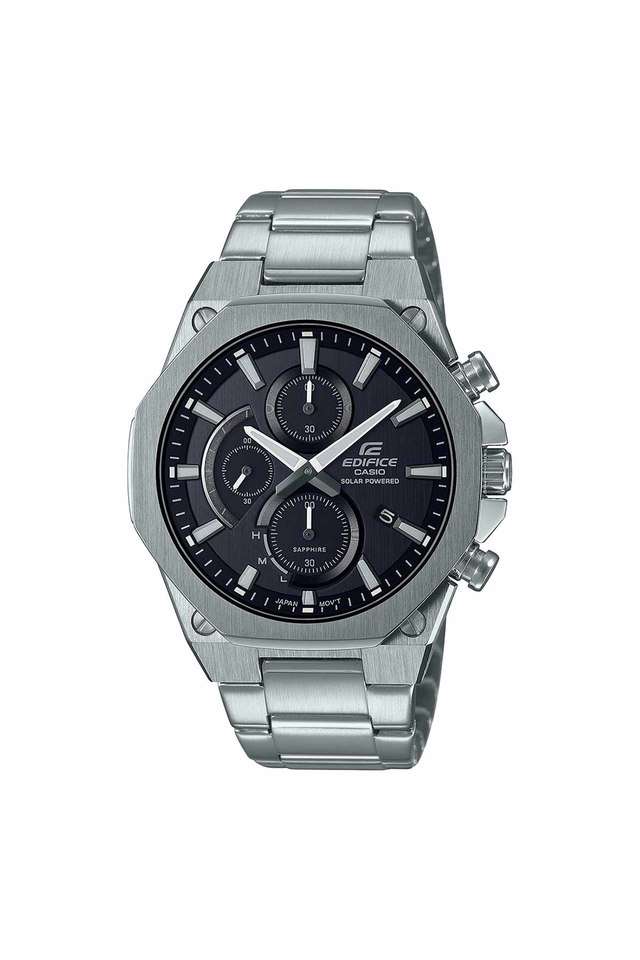 Buy Casio NoColour Mens Edifice Black Dial Metal Analogue Watch