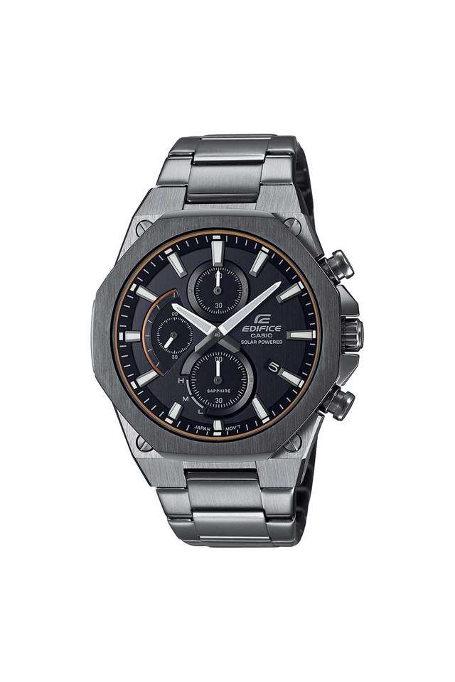 Buy Casio NoColour Mens Edifice Black Dial Metal Analogue Watch