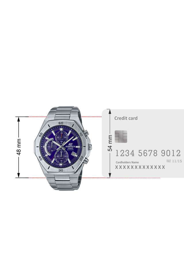 Buy Casio NoColour Edifice 48 Blue Dial Stainless