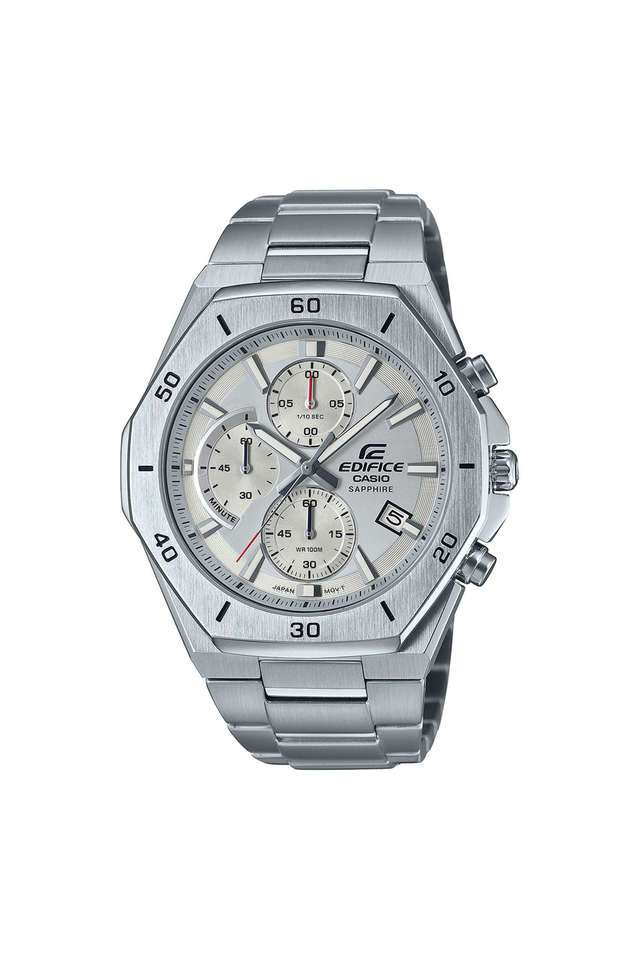 Edifice-48---45.8---10.5mm-White-Dial-Stainless-Steel-Analog-Watch-for-Men---680D-7AVUDF