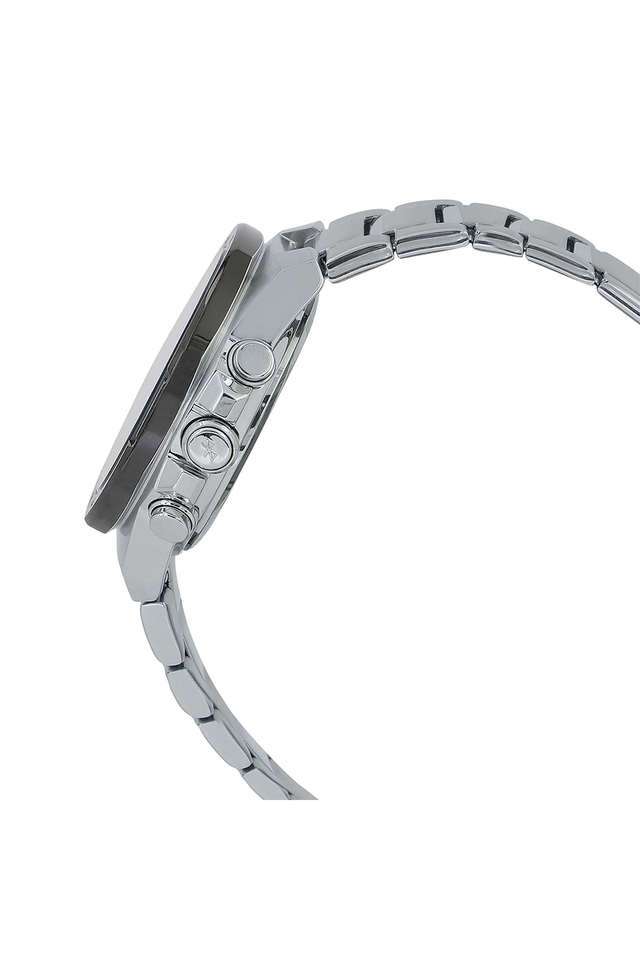 Edifice-51.2-x-48-x-13.9-mm-Black-Dial-Stainless-Steel-Analog-Digital-Watch-for-Men---EX554