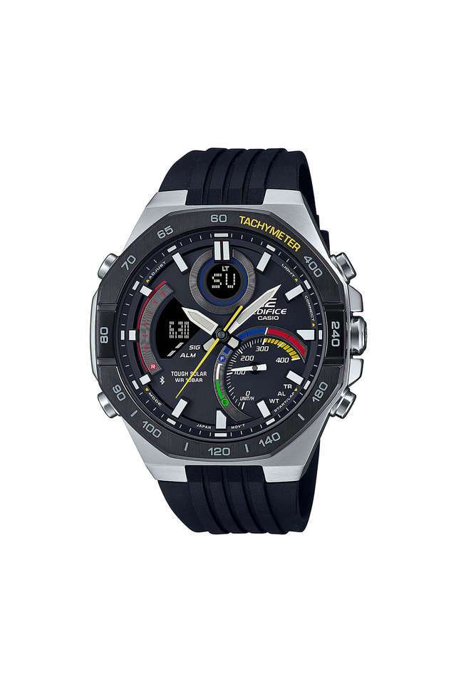 Buy Casio NoColour Edifice 51.2 x 48 x 13.9 mm Black Dial Resin
