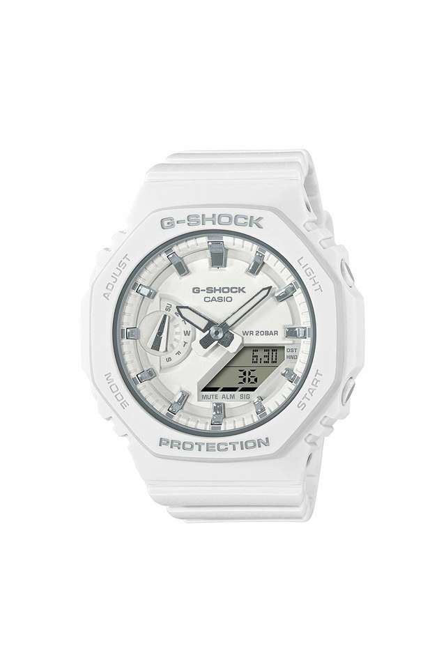 Womens-40-49-mm-G-Shock-White-Dial-Resin-Analogue-Digital-Watch---G1110