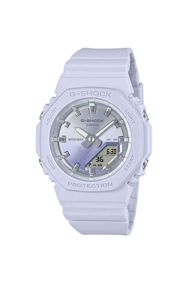 G-Shock-Women-s-46mm-Analog-Digital-Quartz-Watch---White-Dial-with-White-Resin-Strap-(G1558)