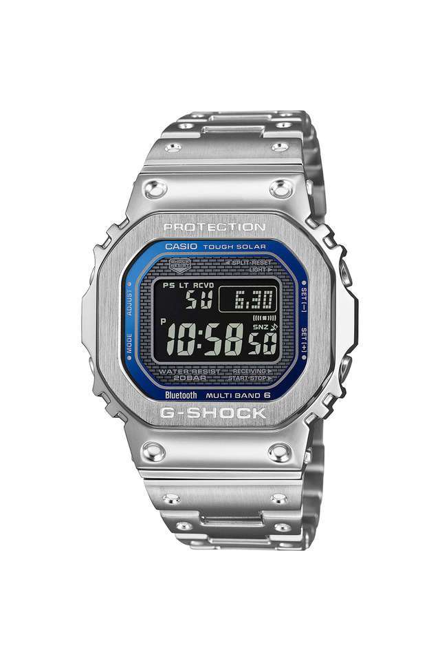 G-Shock-49.3x43.2x13-mm-Blue-Dial-Stainless-Steel-Digital-Wrist-Watch-For-Men---G1564