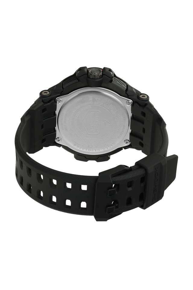 G-Shock-Men-s-59mm-Analogue-Quartz-Watch---Black-Dial-with-Black-Resin-Strap-(G1568)