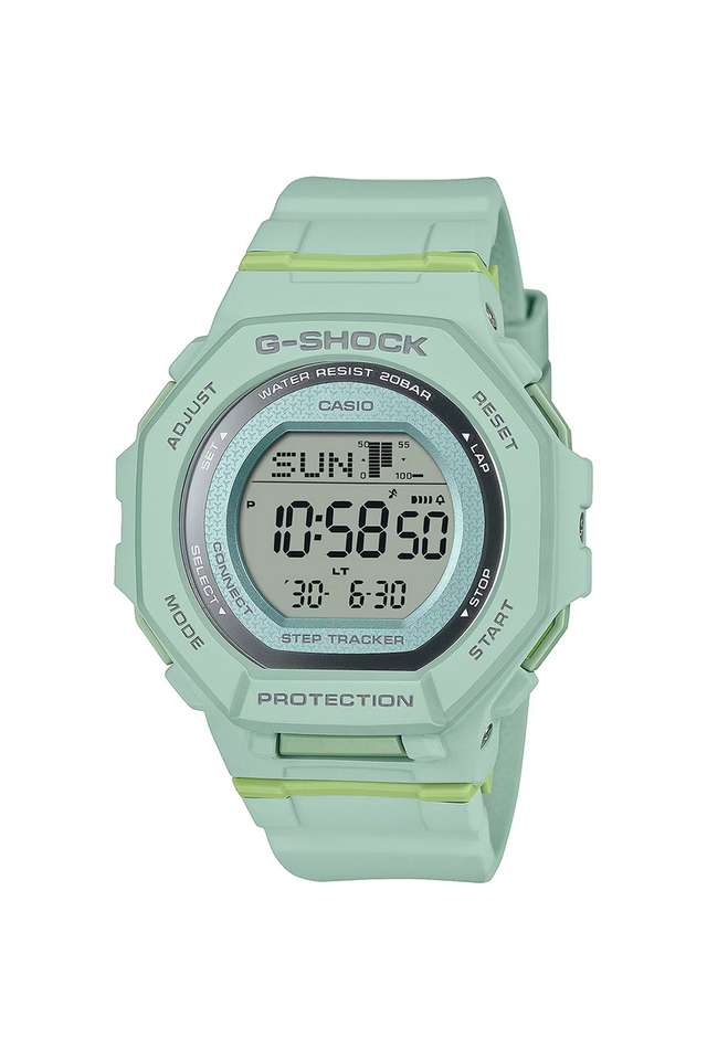G-Shock-46.4---43.8---12-mm-Green-Dial-Resin-Digital-Wrist-Watch-for-Women---G1618