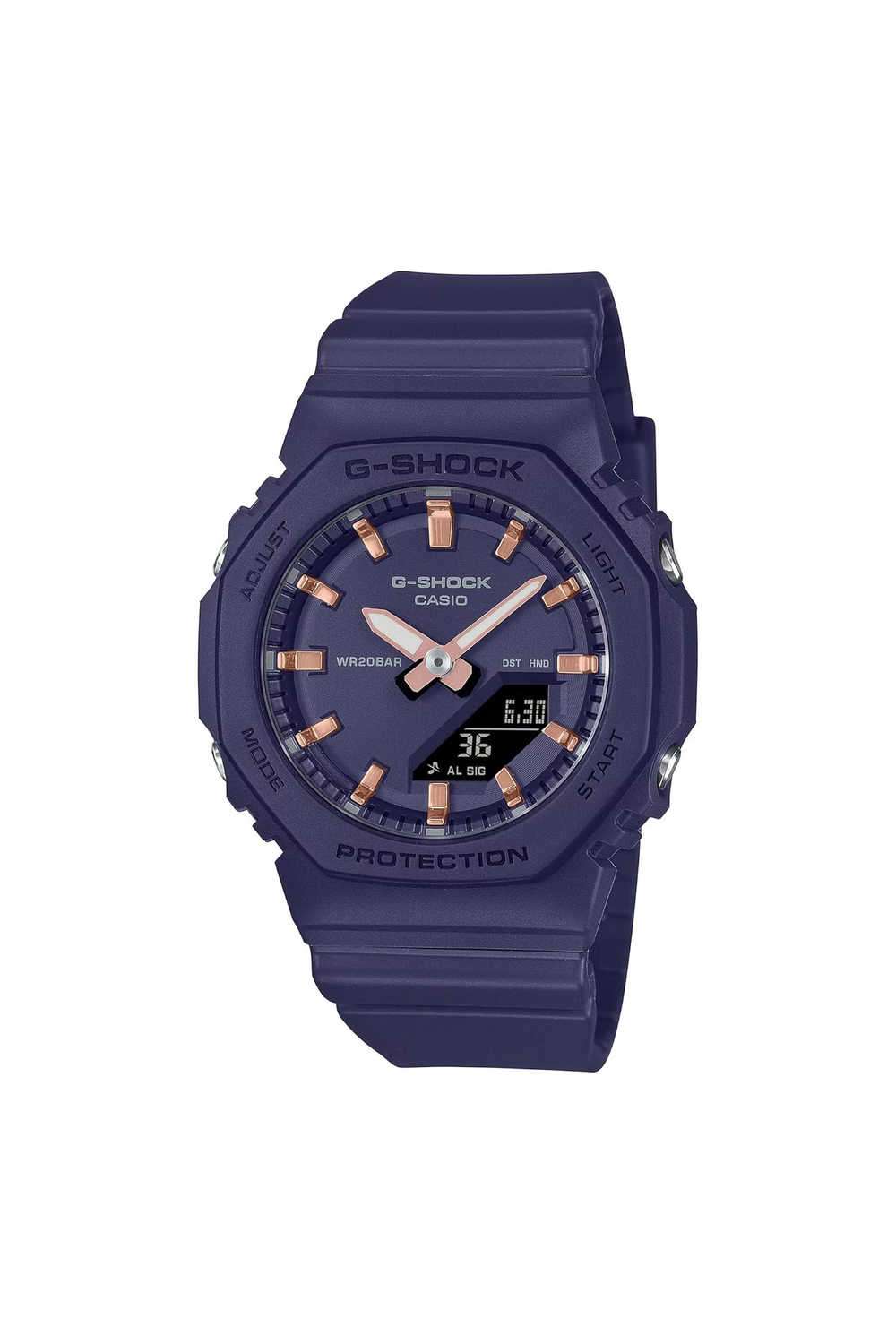 G-Shock-Women-s-40.2-mm-Analogue-Digital-Quartz-Watch---Blue-Dial-with-Blue-Rubber-Strap-(WCAG1698)