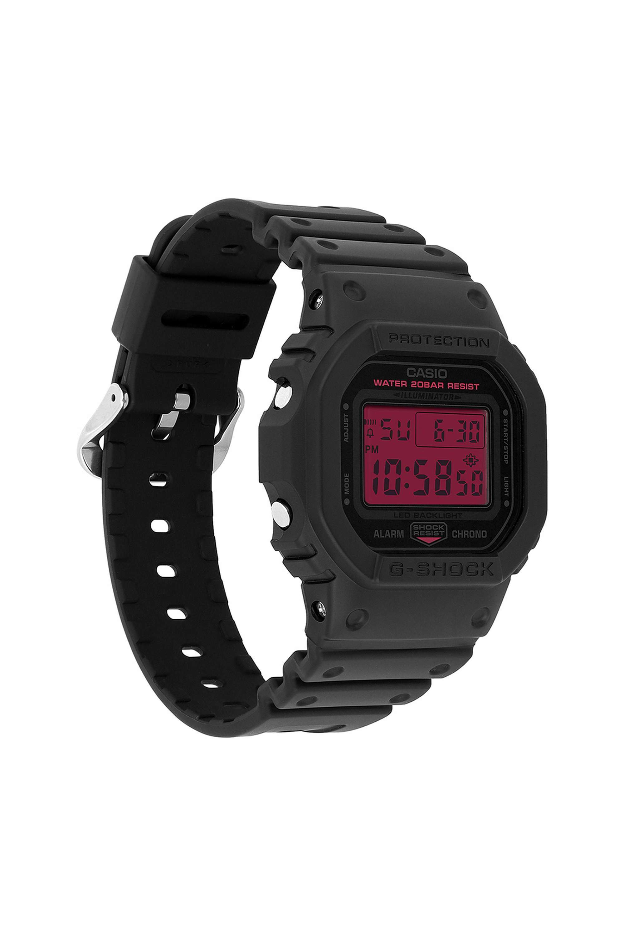 Buy Casio red G-SHOCK 48.9x42.8x13.4 mm Red Dial Resin Digital