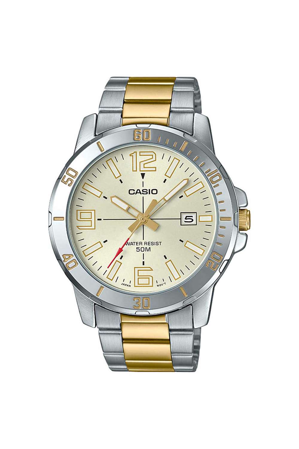 Enticer-Men-s-45-mm-Analogue-Quartz-Watch---Silver-Dial-with-Silver-Stainless-Steel-Strap-(WCAG1736)