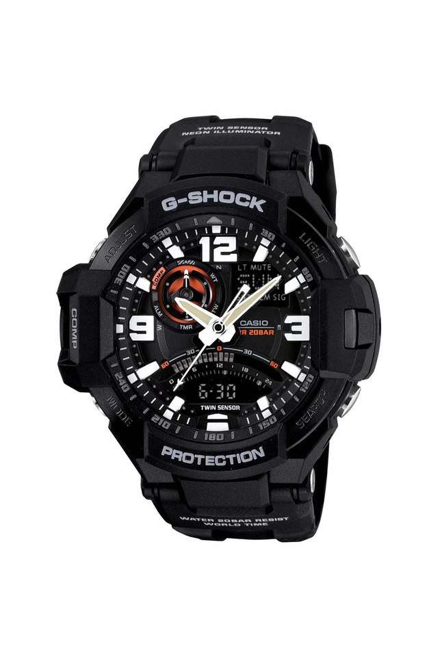 G-Shock---Resin-Strap-Watch-with-Black-Round-Dial---G435