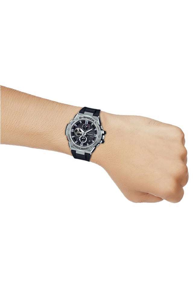 時計 CASIO G-SHOCK GST-B100 Buy Casio Black G-Shock Men's 58.1mm Analogue Quartz Watch - Black