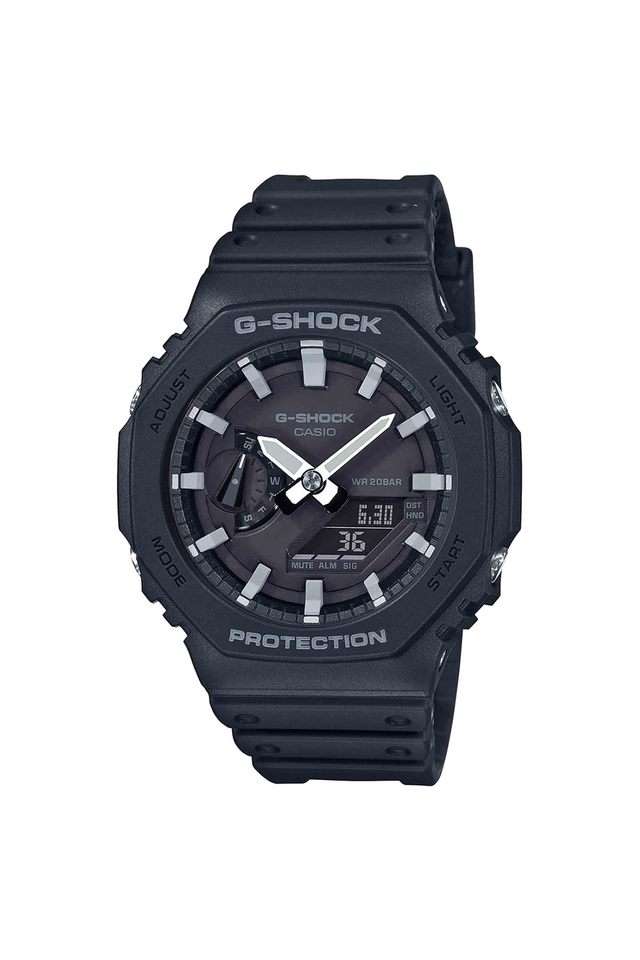 Mens-40-49-mm-G-Shock-Black-Dial-Resin-Analogue-Digital-Watch---G986