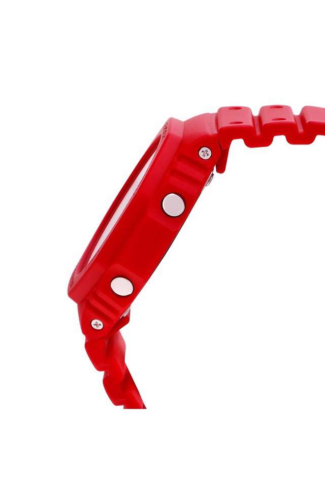 Mens-G-Shock-Red-Dial-Resin-Digital-Watch---GA-2100-4ADR