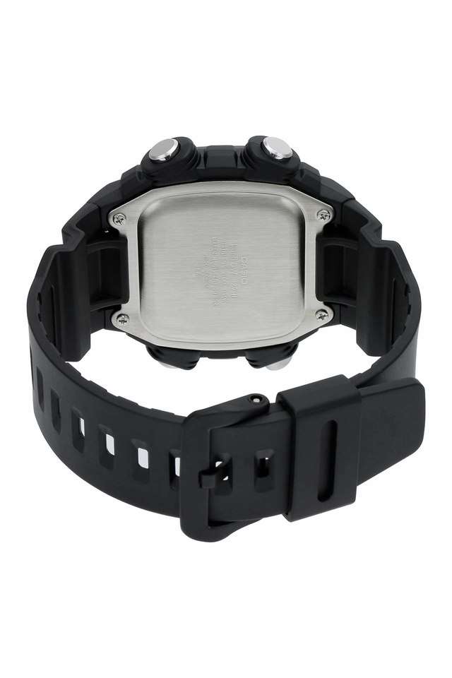 Mens-Black-Dial-Resin-Digital-Watch