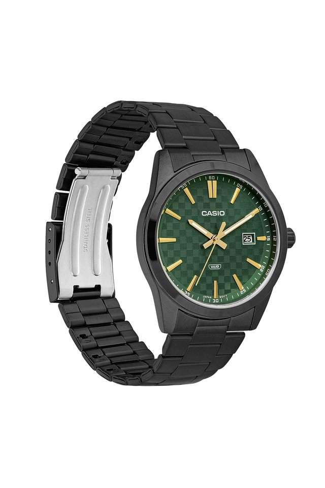 【ニコ】CASIO レジスター 240ER-A Buy Casio NoColour Enticer 48x41x9.6 mm Green Dial Stainless Steel