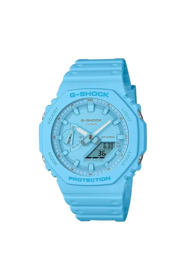 Buy Casio NoColour G-Shock 48.5x45.4x11.8 mm Blue Dial Resin