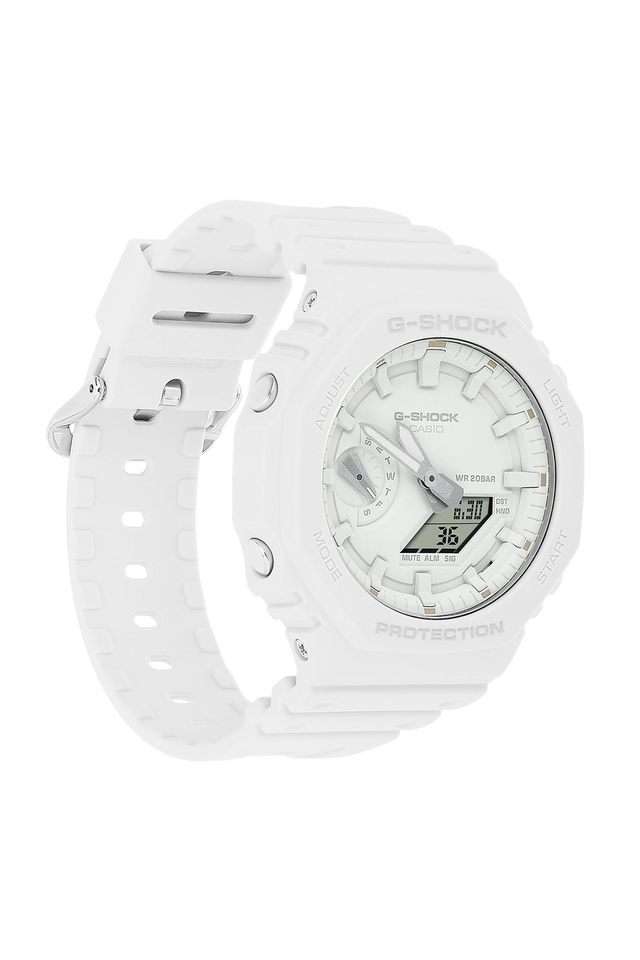 Buy Casio White G-Shock 48.5x45.4x11.8 mm White Dial Resin Analog