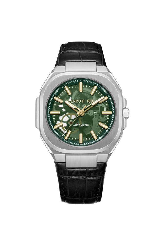 Automatic-31-mm-Black-Dial-Leather-Analogue-Watch-for-Men---CECIWGE0050204