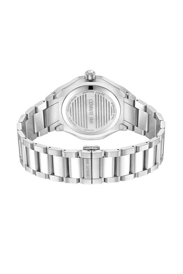 Multifunction-35-mm-Brown-Dial-Stainless-Steel-Analogue-Watch-for-Men---CECIWGK0050803