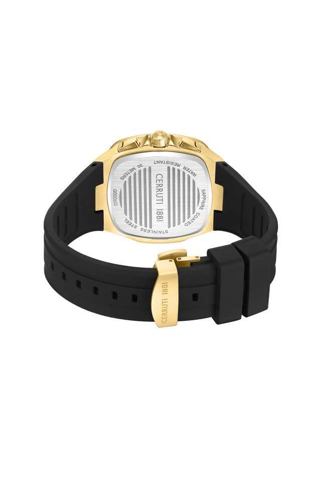 Chronograph-32-mm-Black-Dial-Silicone-Chronograph-Watch-for-Men---CECIWGO0050001