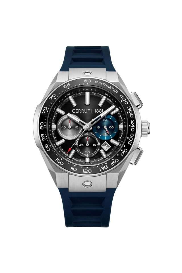 Chronograph-33-mm-Black-Dial-Silicone-Analogue-Watch-for-Men---CECIWGO0050701
