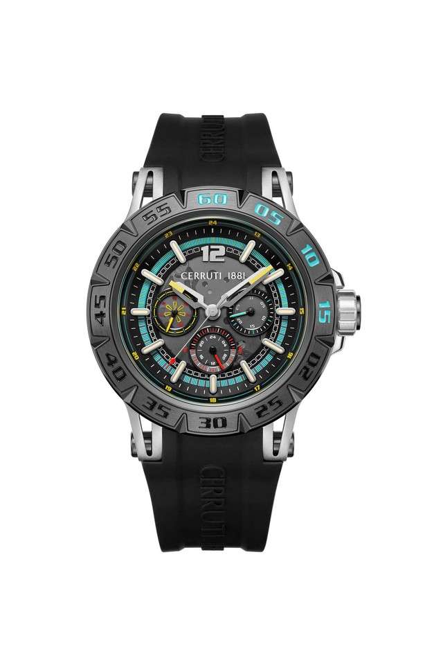 Multifunction-33-mm-Black-Dial-Silicone-Analogue-Watch-for-Men---CECIWGQ0050301