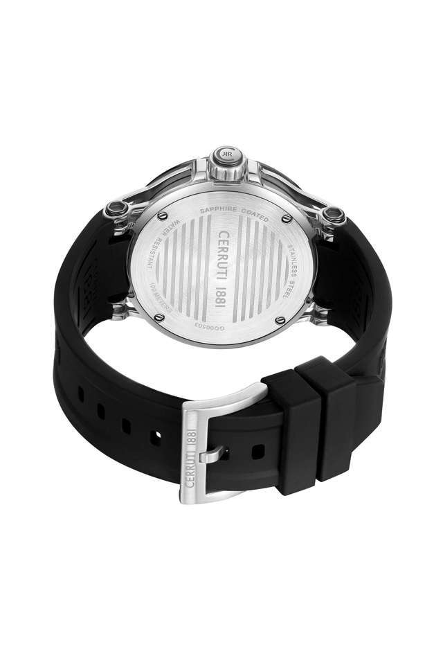 Multifunction-33-mm-Black-Dial-Silicone-Analogue-Watch-for-Men---CECIWGQ0050301