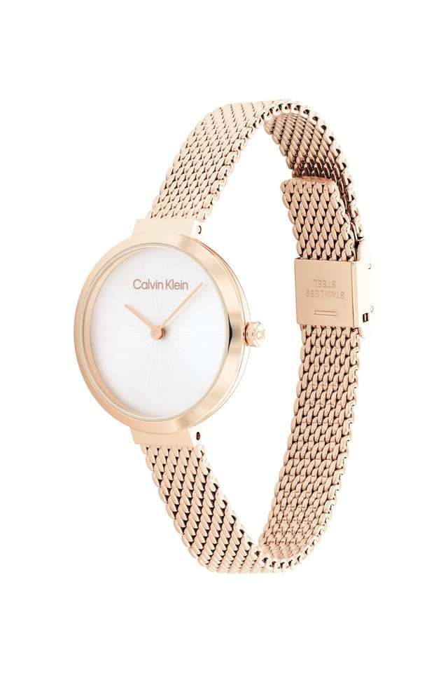 Minimalistic-T-Bar-28-mm-Mesh-Silver-Dial-Stainless-Steel-Analog-Watch-for-Women---25200083