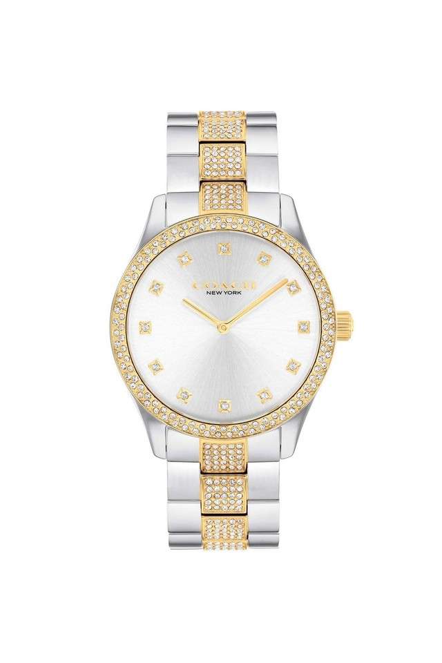 Brooks-38-mm-Silver-Round-Dial-Stainless-Steel-Analogue-Watch-for-Unisex---14400034