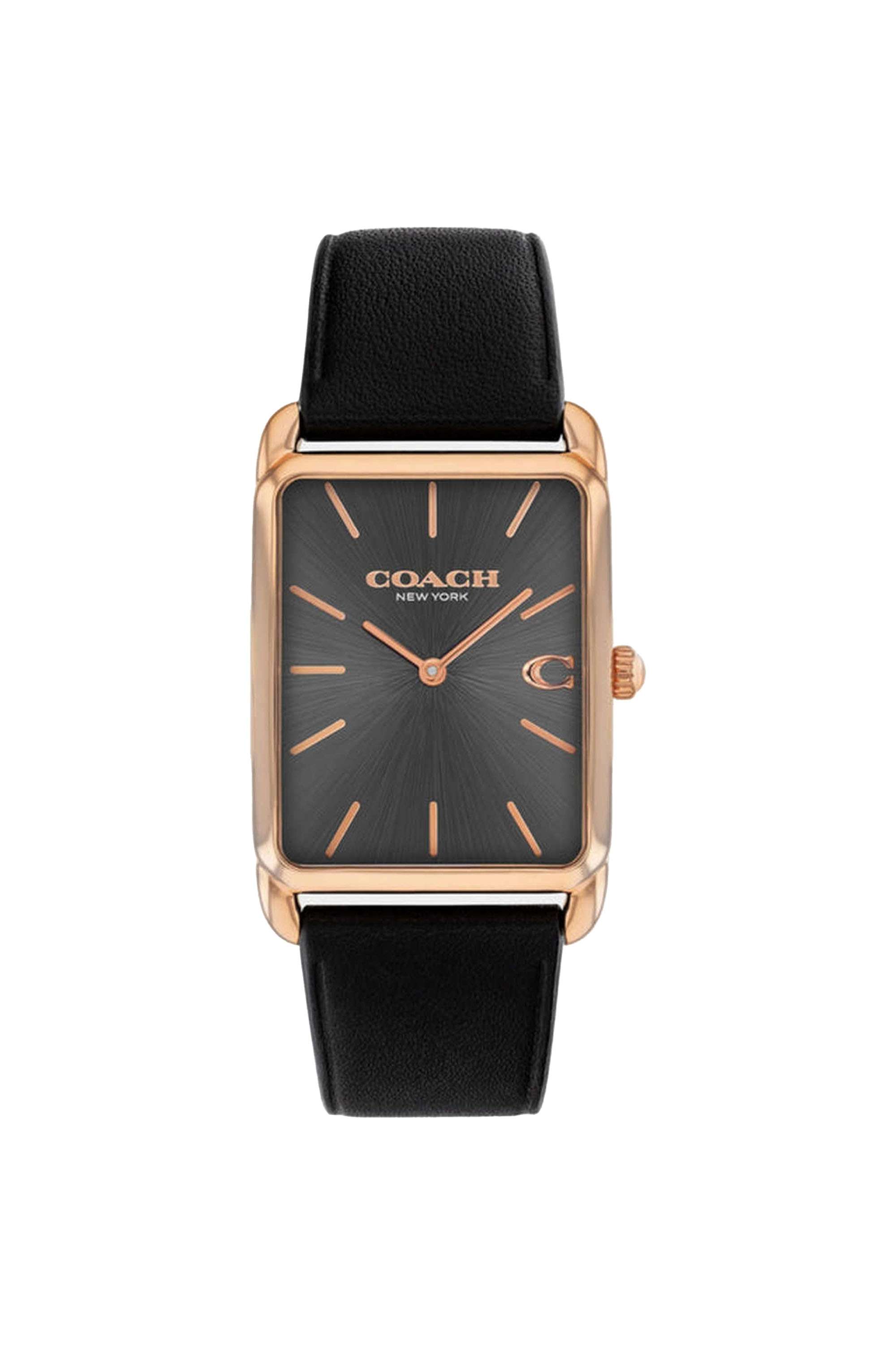 Elliot-26-mm-Quartz-Analogue-Watch-For-Unisex---Black-Dial-with-Black-Leather-Strap-(WCO14400041)