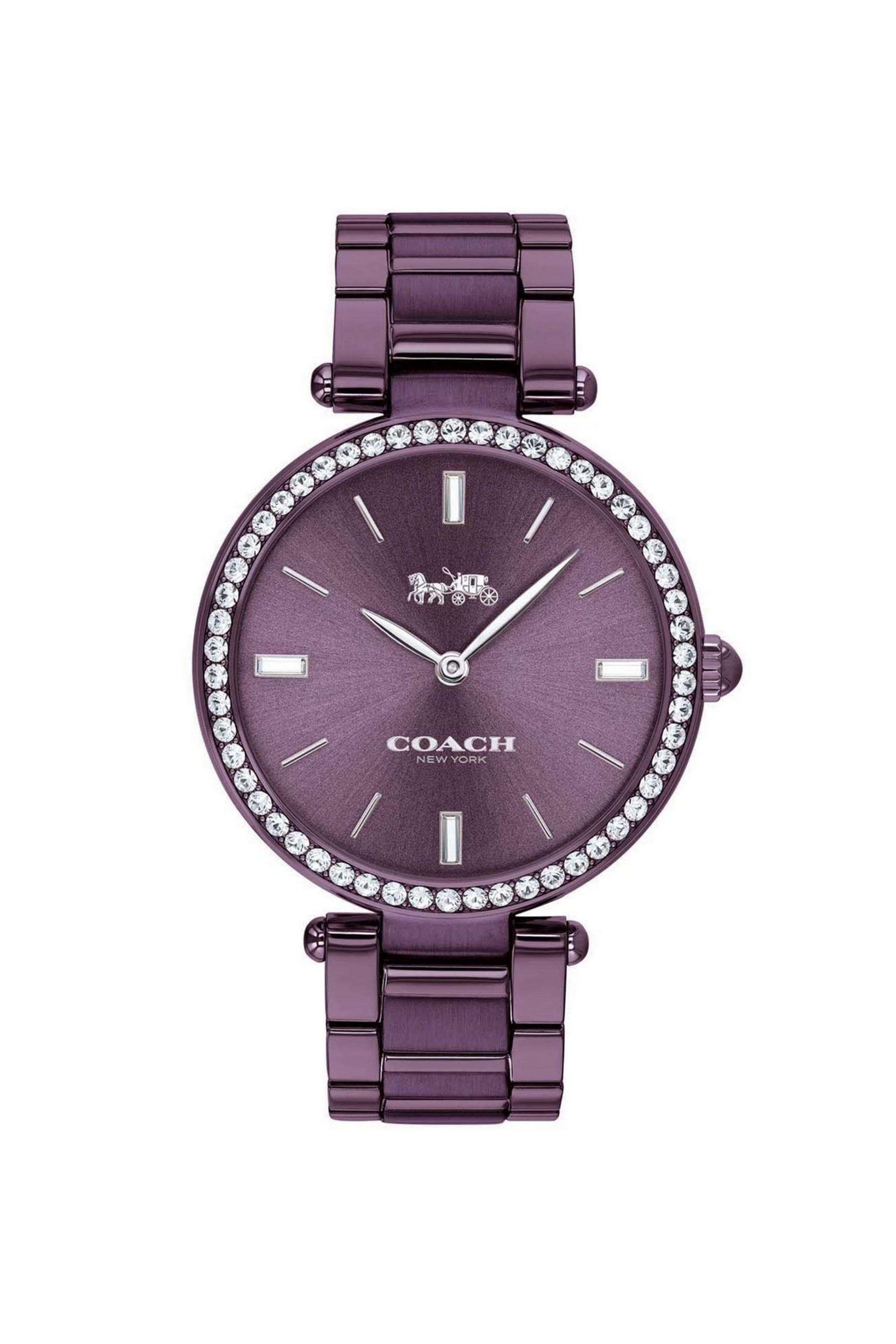 Park-34-mm-Purple-Round-Dial-Stainless-Steel-Analogue-Watch-for-Women---14503422