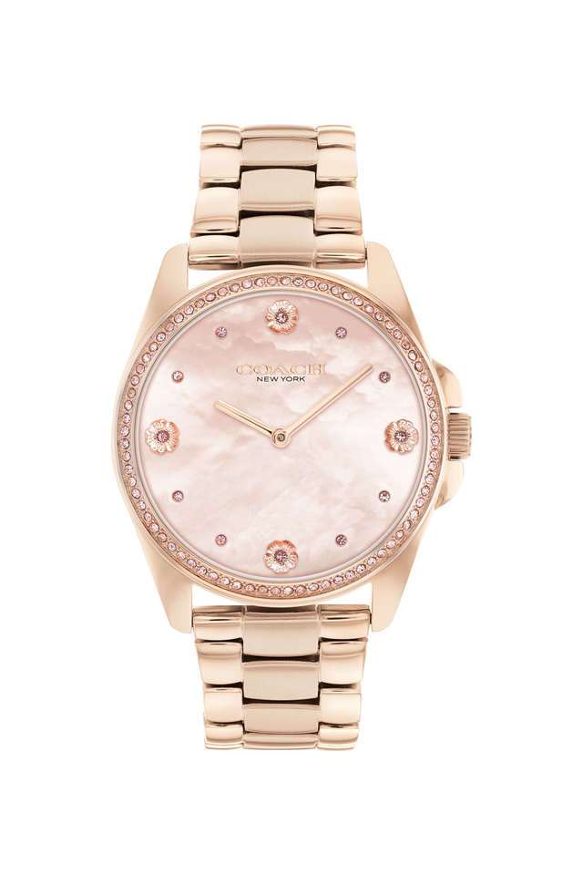 Buy COACH NoColour Greyson 36 mm White Stainless Steel Analogue