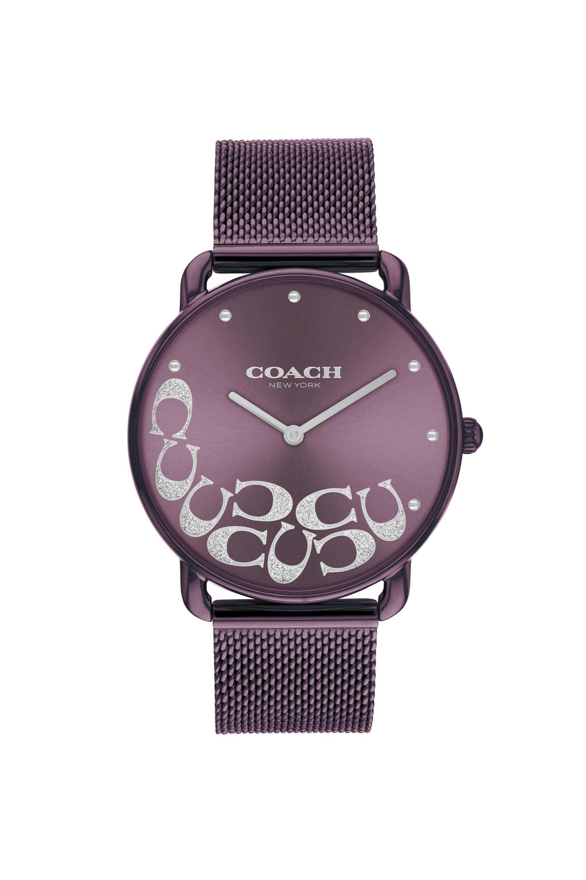 Elliot-36-mm-Purple-Round-Dial-Stainless-Steel-Analogue-Watch-for-Women---14504339