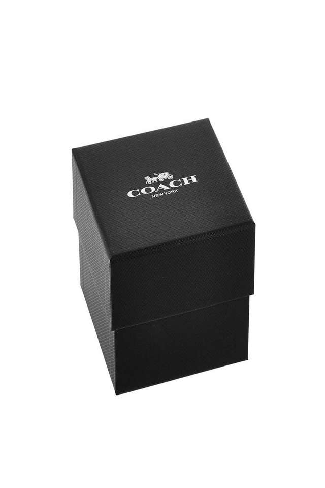 Buy COACH Black Chelsea 32 mm Black Round Dial Stainless Steel