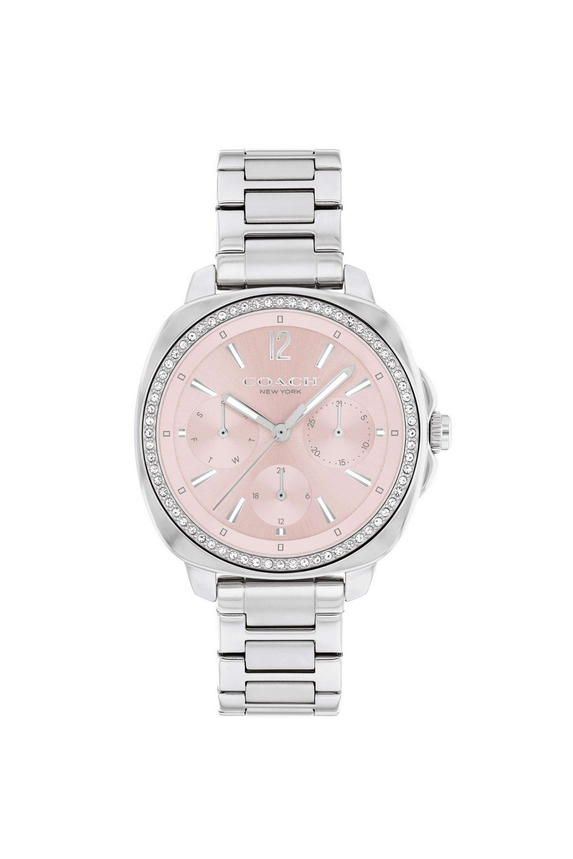 Kitt-Multifunction-34-mm-Brown-Tonneau-Dial-Stainless-Steel-Analogue-Watch-for-Women---14504392