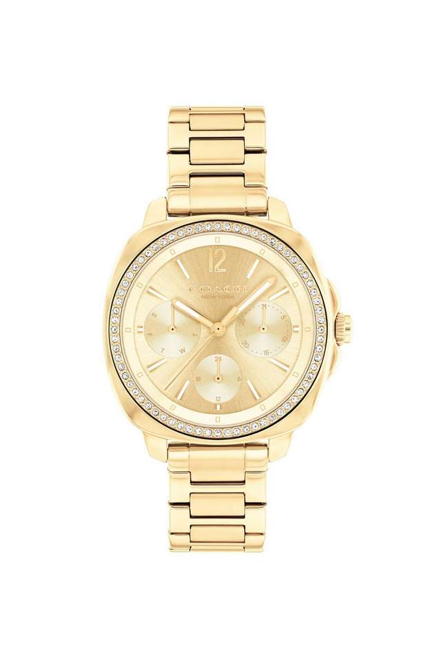 Kitt-Multifunction-34-mm-Gold-Tonneau-Dial-Stainless-Steel-Analogue-Watch-for-Women---14504393