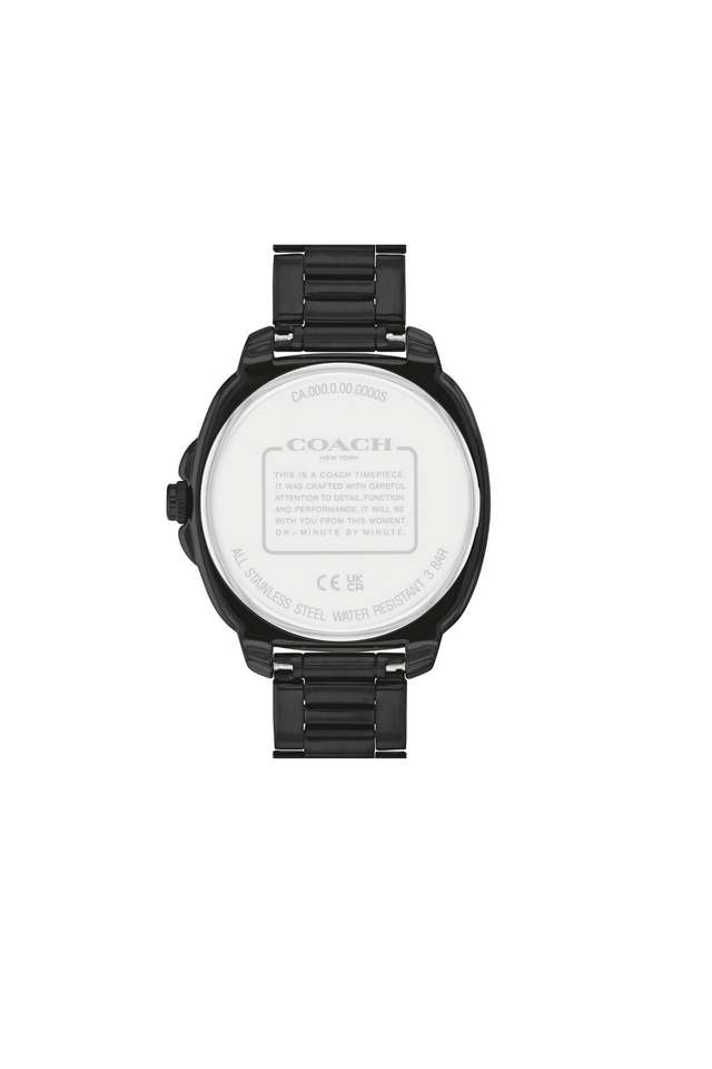 Kitt-Multifunction-38-mm-Black-Tonneau-Dial-Stainless-Steel-Analogue-Watch-for-Women---14504396